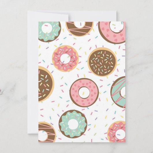 Donut Hartelijk Dank Kaart (Achterkant)