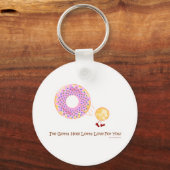 Donut Hole Love Sleutelhanger (Voorkant)