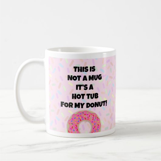 Donut Hot Tub Coffee Mok (Links)