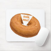 Donut Humor aangepaste mousepad Muismat (Met muis)