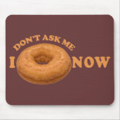Donut Humor aangepaste mousepad Muismat (Voorkant)