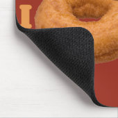 Donut Humor aangepaste mousepad Muismat (Hoek)