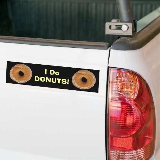 DONUT HUMOR BUMPERSTICKER (Op Truck)