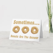 Donut Humor Kaart (Voorkant)