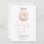 DONUT INVITE KAART (Voorkant)