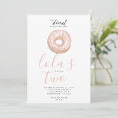 DONUT INVITE KAART (Staand voorkant)