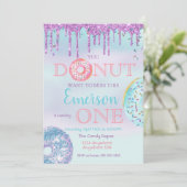 Donut, je wilt niet Miss jarig zijn Kaart (Staand voorkant)