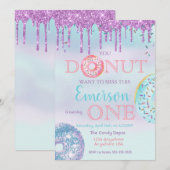 Donut, je wilt niet Miss jarig zijn Kaart (Voorkant / Achterkant)