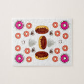 Donut Jigzaag Puzzle Legpuzzel (Horizontaal)