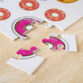 Donut Jigzaag Puzzle Legpuzzel (Zijkant)