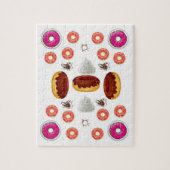 Donut Jigzaag Puzzle Legpuzzel (Verticaal)