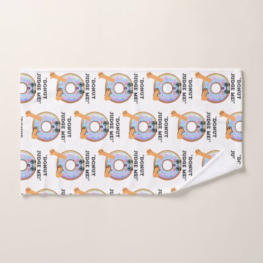 DONUT JUDGE ME BAD HANDDOEK (Handdoek)