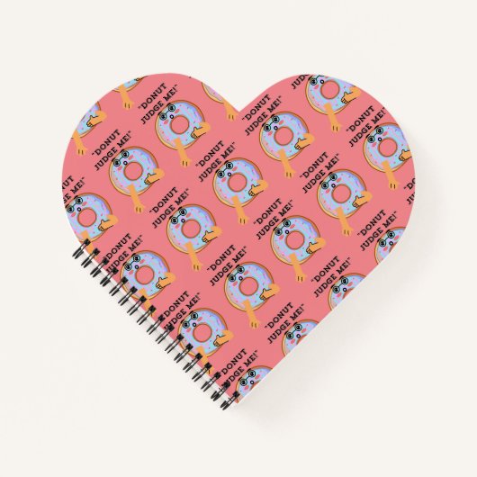 DONUT JUDGE ME NOTITIEBOEK (Voorkant)