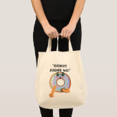 DONUT JUDGE ME TOTE BAG (Voorkant (product))