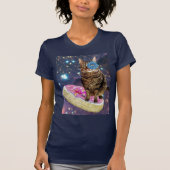 donut kat t-shirt (Voorkant)