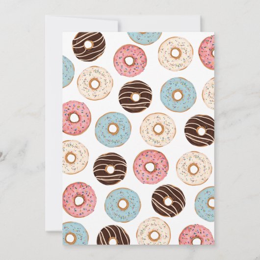 Donut Ken Jongen of Meisje Geslacht Onthullen Uitn Kaart (Achterkant)