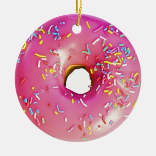 Donut Keramisch Ornament (Voorkant)