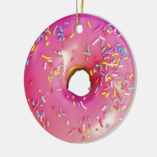Donut Keramisch Ornament (Links)