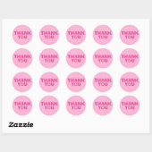 Donut Kids Birthday Party Ronde Sticker (Vel)