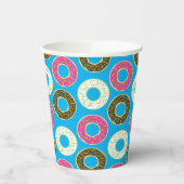 Donut Kind Birthday Party Cute Papieren Bekers (Links)