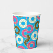 Donut Kind Birthday Party Cute Papieren Bekers (Rechts)