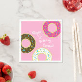 Donut Kind Birthday Party Cute Servet (Insitu)