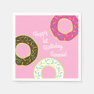 Donut Kind Birthday Party Cute Servet