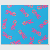 Donut Kind Birthday Party Doughnoten Cadeaupapier (Vlak)