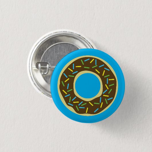 Donut Kind Birthday Party Doughnoten Ronde Button 3,2 Cm (Voorkant /achterkant)