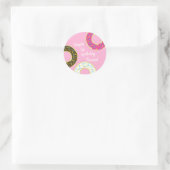 Donut Kind Birthday Party Doughnoten Ronde Sticker (Tas)