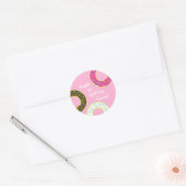 Donut Kind Birthday Party Doughnoten Ronde Sticker (Envelop)