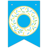 Donut Kind Birthday Party Doughnoten Vlaggetjes (Tweede vlag)