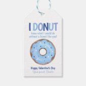 Donut Kinder Valentijnsdag Gift Classroom Label Cadeaulabel (Voorkant)