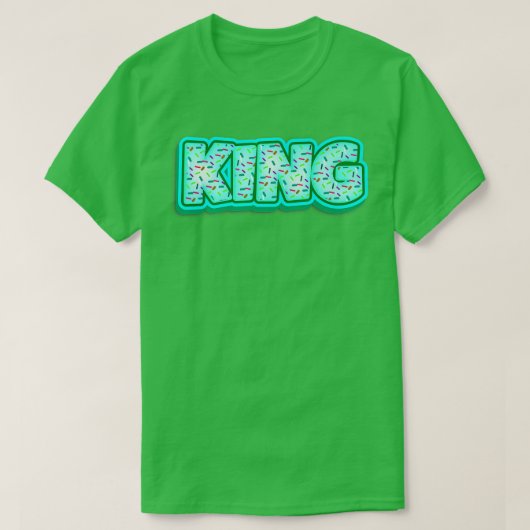 Donut King Baker Donuts Lover Baking Royalty Bled T-shirt (Design voorkant)