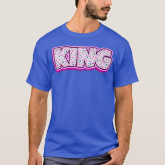 Donut King Baker Donuts Lover Baking Royalty Bled T-shirt