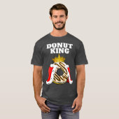 Donut King Donuts Grappige Donut Lover Schattige T-shirt (Voorkant volledig)