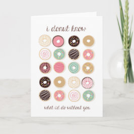 Donut Know Dank u Bedankkaart