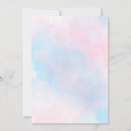 Donut Know Geslacht Onthullen Jongen Meisje Blauw  Kaart (Achterkant)