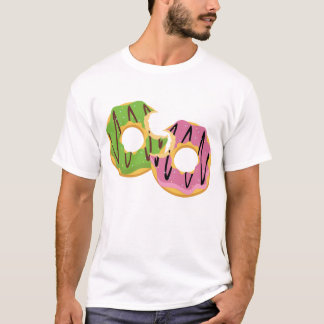 Donut Koppel Beet Ontwerp T-shirt