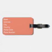 Donut liefde bagagelabel (Achterkant horizontaal)