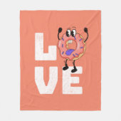 Donut liefde fleece deken (Voorkant)