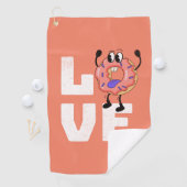 Donut liefde golfhanddoek (Insitu)