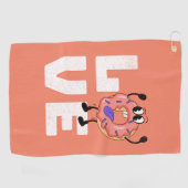 Donut liefde golfhanddoek (Horizontaal)