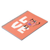 Donut liefde notitieboek (Linkerzijde)
