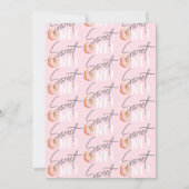 Donut liefje 1e verjaardag uitnodiging (Achterkant)