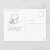 Donut liefje 1e verjaardag uitnodiging (Achterkant)