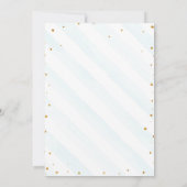 Donut liefje één jongetfeestje kaart (Achterkant)