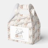 Donut liefje op 1e verjaardag bedankdoosjes (Achterkant)