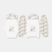 Donut liefje op 1e verjaardag bedankdoosjes (Uitgevouwen)