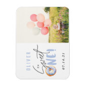 Donut liefje op 1e verjaardag magneet (Verticaal)